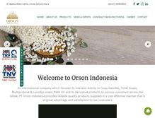 Tablet Screenshot of orsonindonesia.com